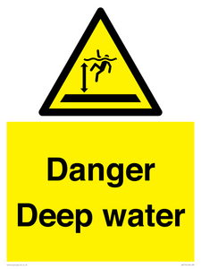 Danger Deep water